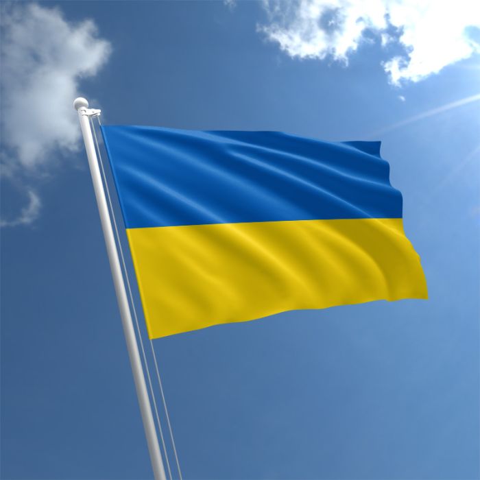 Ukraine polyester flag 5ft by 3ft Eurovision Song Contest