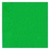 Green paper napkins (Pack of 50)