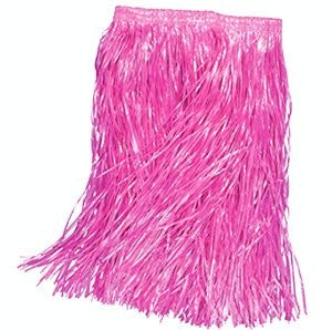 Adults Pink Grass Skirt
