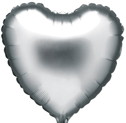 Foil 18" Heart in Silver
