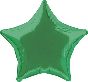 Foil 18" Star in Forest Green