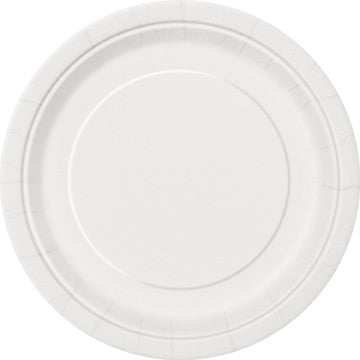 White Paper Plates  16 Pack of 9"