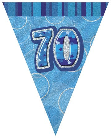 70th Blue Flag Banner