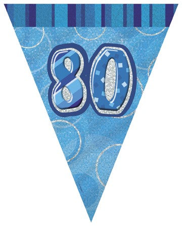 80th Blue Flag Banner
