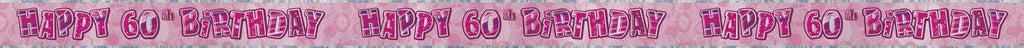 60th Pink Banner