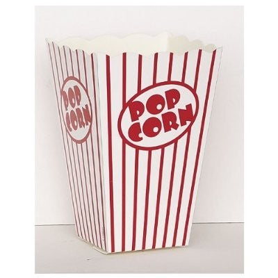 Retro Pack of 8 Popcorn Boxes