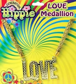 Gold 'Love' Medallion