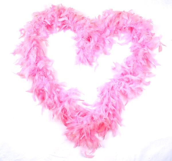 Feather Boa - Baby Pink 80g
