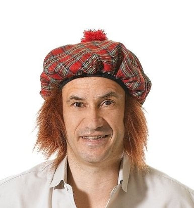 Hat - Tartan with ginger hair