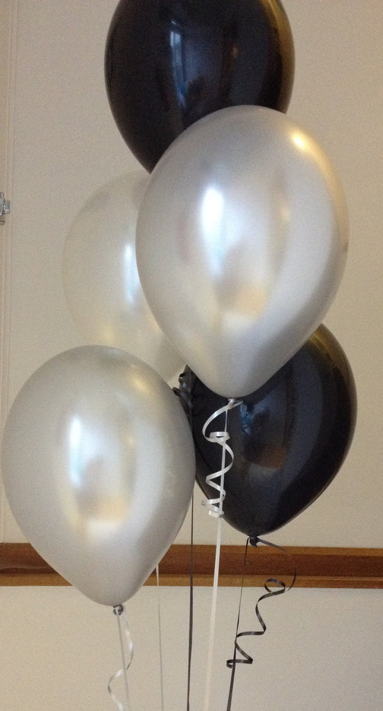 Stylish Chic Pearlised, Latex Balloons with Curling Ribbon!