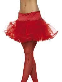 Novelty - Tulle Petticoat, Red