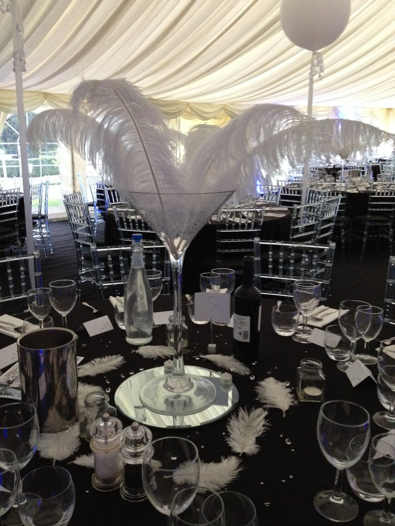 50x cm Martini Glass (Large) Gatsby Themed to Hire