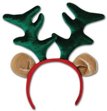 Headware - Reindeer Horns Fluffy and Plush