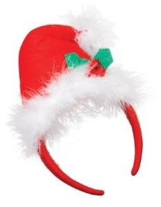 Headwear - Santa Hat on a Headband