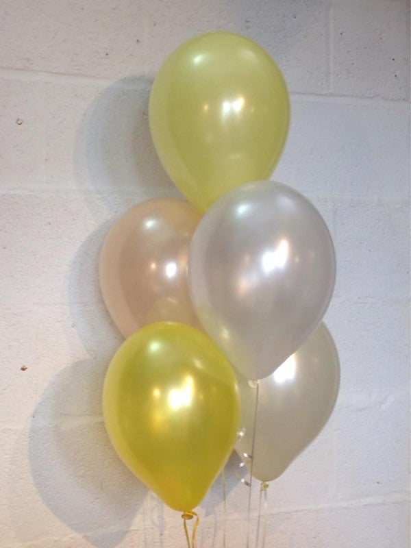 Vintage Easter Range Pearlised Latex Balloons (Helium Quality)