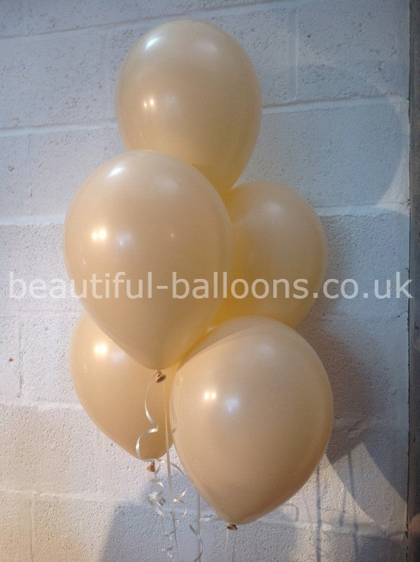 Champagne Bubbles Single Shade Range Latex Balloons (Helium Quality)