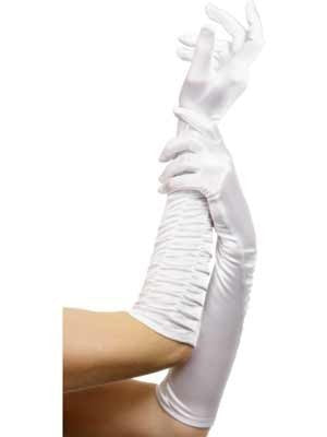 Novelty - Temptress Gloves White