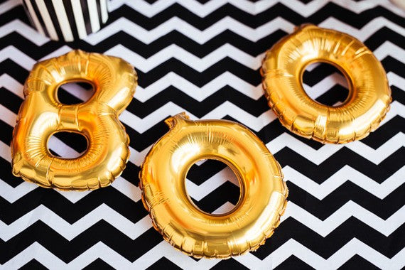 Gold 'BOO' 16" Foil Letters Garland