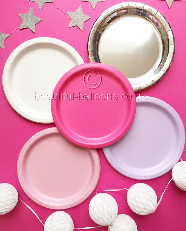 40 x Baby Shower Party Plates for Girls
