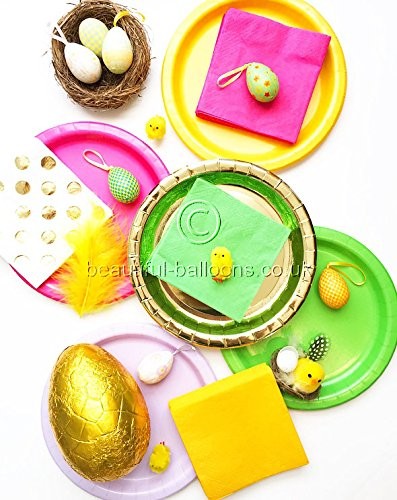 Bright Easter Party Kit - Plates, Napkins & Cups!