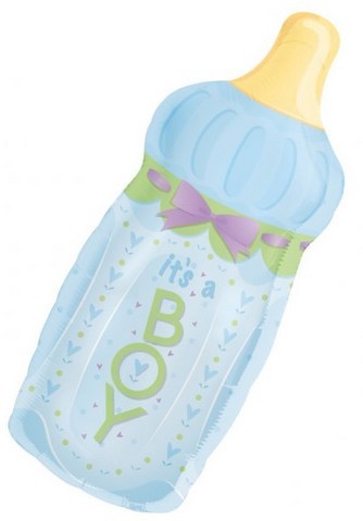 Blue Baby Bottle Supershape