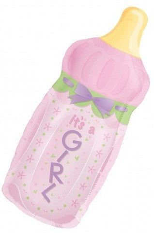 Pink Baby Bottle Supershape