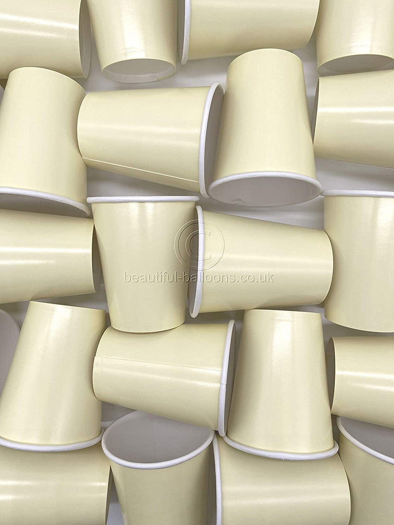 35 x Cream Party Paper Cups