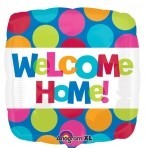 Welcome Home 18" Foil Square Balloon