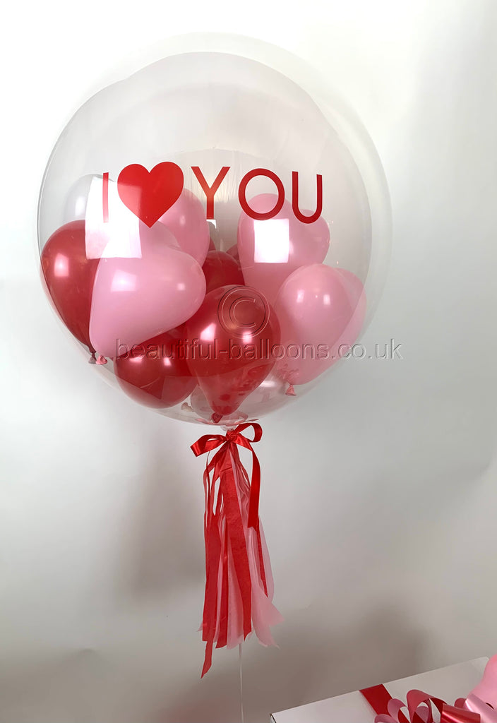 Valentines Bubble Balloon in a Box