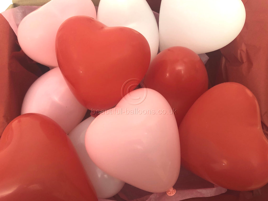 Mini heart balloons