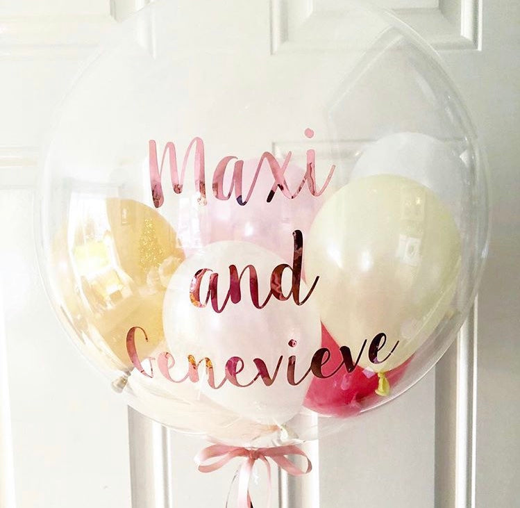 Personalised Name Bubble Balloon