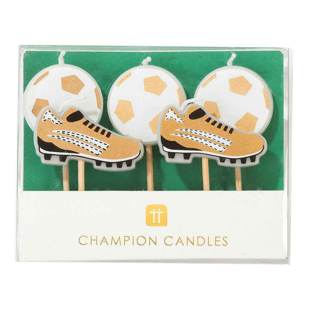 Champion Football Cake Candles
