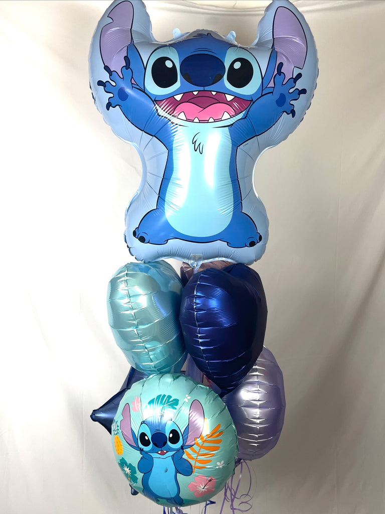 Stitch bunch of helium balloons character themed