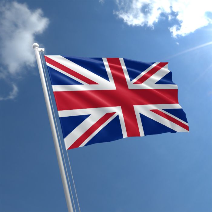 Union Jack Polyester Flag 5ft x 3 ft with eyelets