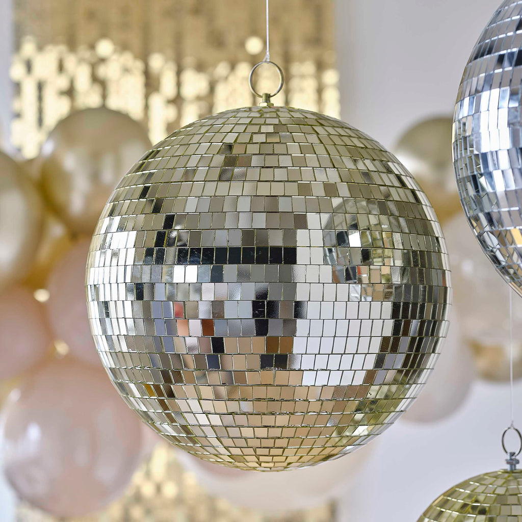 Large Silver/Gold Disco Ball