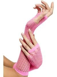 Fishnet Gloves (pink, orange or green)