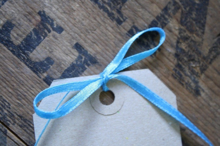 Satin Ribbon Turquoise , 3mm x 10m