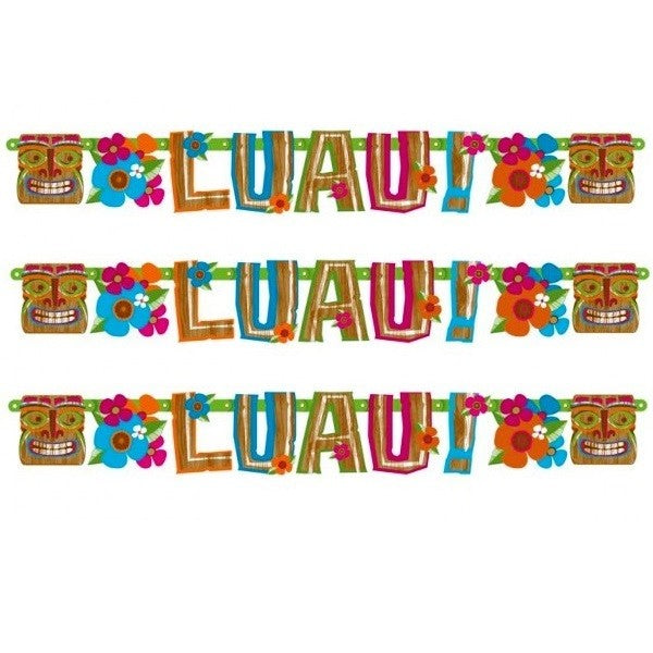 Luau Letter Banner