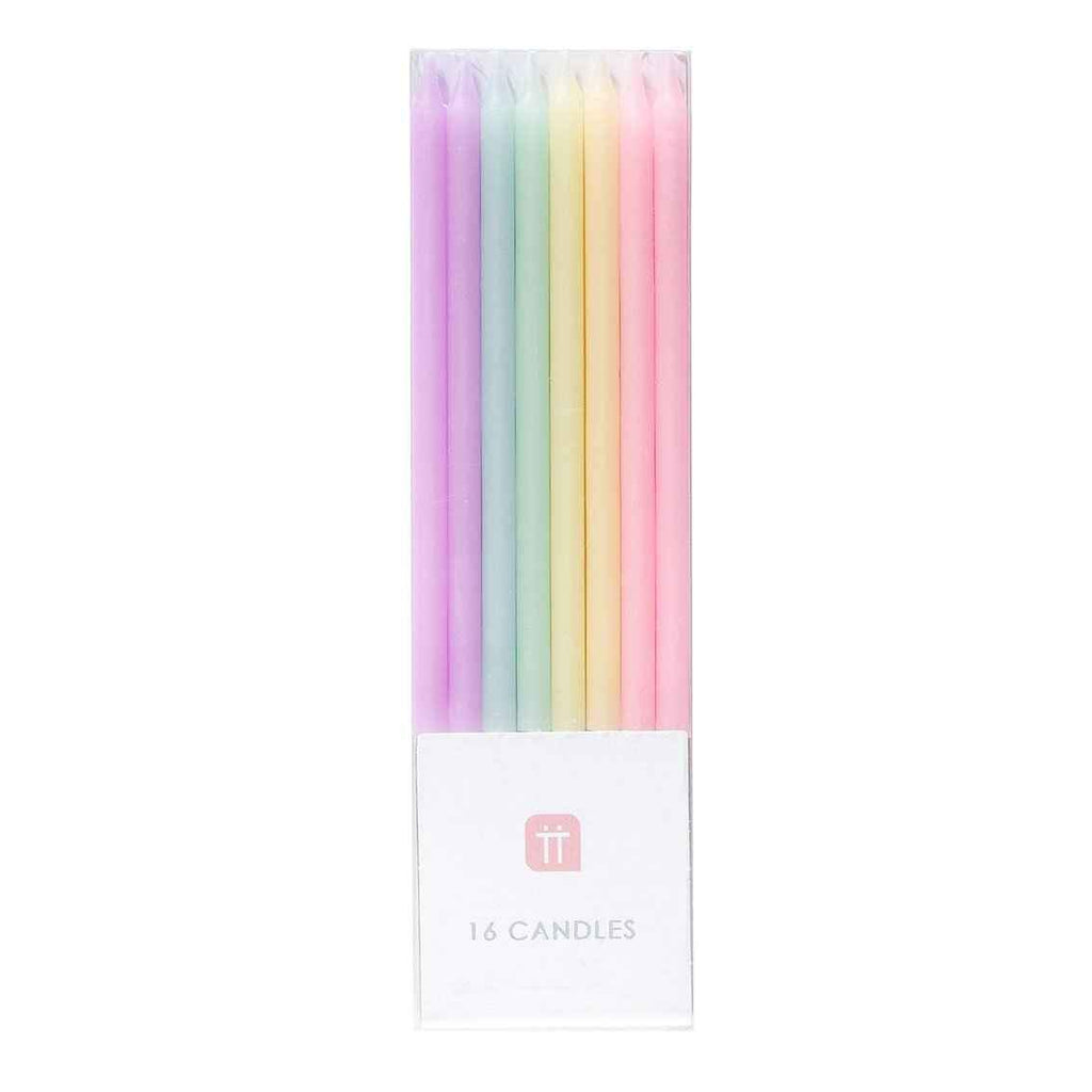16 Pastel Candles