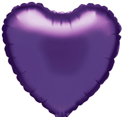 Foil 18" Heart in Purple
