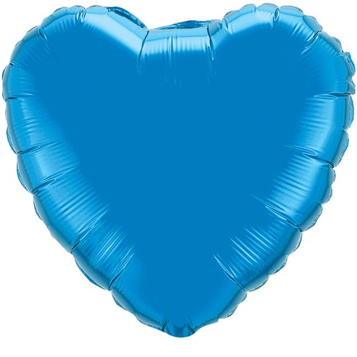Foil 18" Heart in Royal Blue