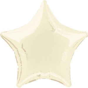 Foil 18" Star in Ivory