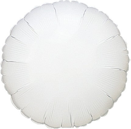 Foil 18" Round in White