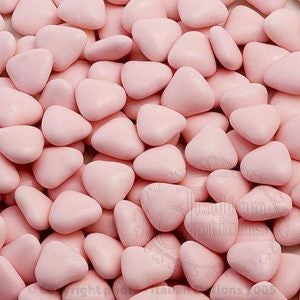 Chocolate Dragees Mini Pink Hearts 1 Kilo Box
