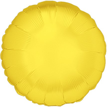 Foil 18" Round in Yellow