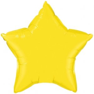Foil 18" Star in Yellow