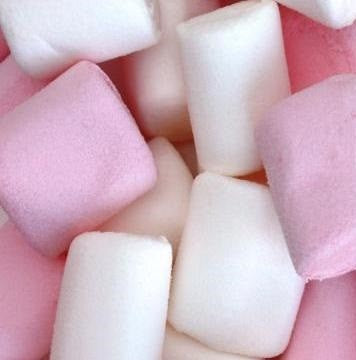 Sweets Marshmallows Haribo White and Pink