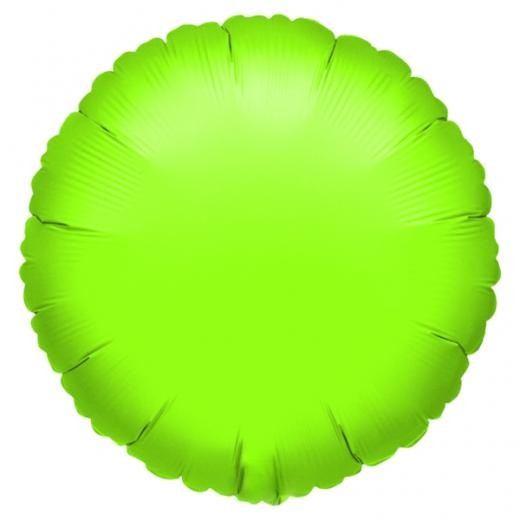 Foil 18" Round in Lime Green