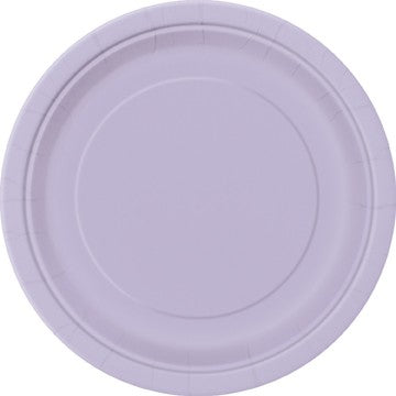 Lilac 16 Pack of 9" Paper Plates