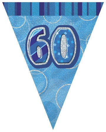 60th Blue Flag Banner